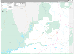 San Juan County, UT Digital Map Premium Style